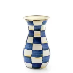 MacKenzie-Childs Royal Check Tall Vase< Spring|Room Accents