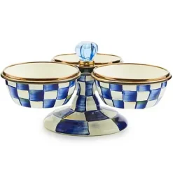 MacKenzie-Childs Royal Check Triplicity< Bar Entertaining|Serveware
