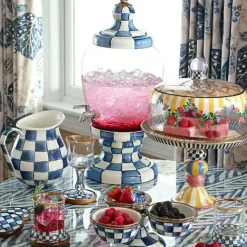 MacKenzie-Childs Royal Check Triplicity< Bar Entertaining|Serveware