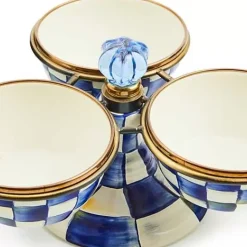 MacKenzie-Childs Royal Check Triplicity< Bar Entertaining|Serveware