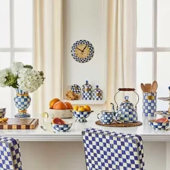 MacKenzie-Childs Royal Check Utensil Holder< Kitchen Storage & Organization