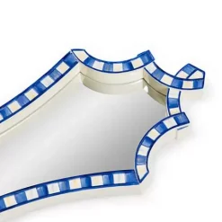 MacKenzie-Childs Royal Check Wall Mirror< Room Accents