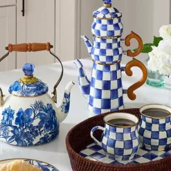 MacKenzie-Childs Royal English Garden 2 Quart Tea Kettle< The Coffee Shop|Tea Kettles