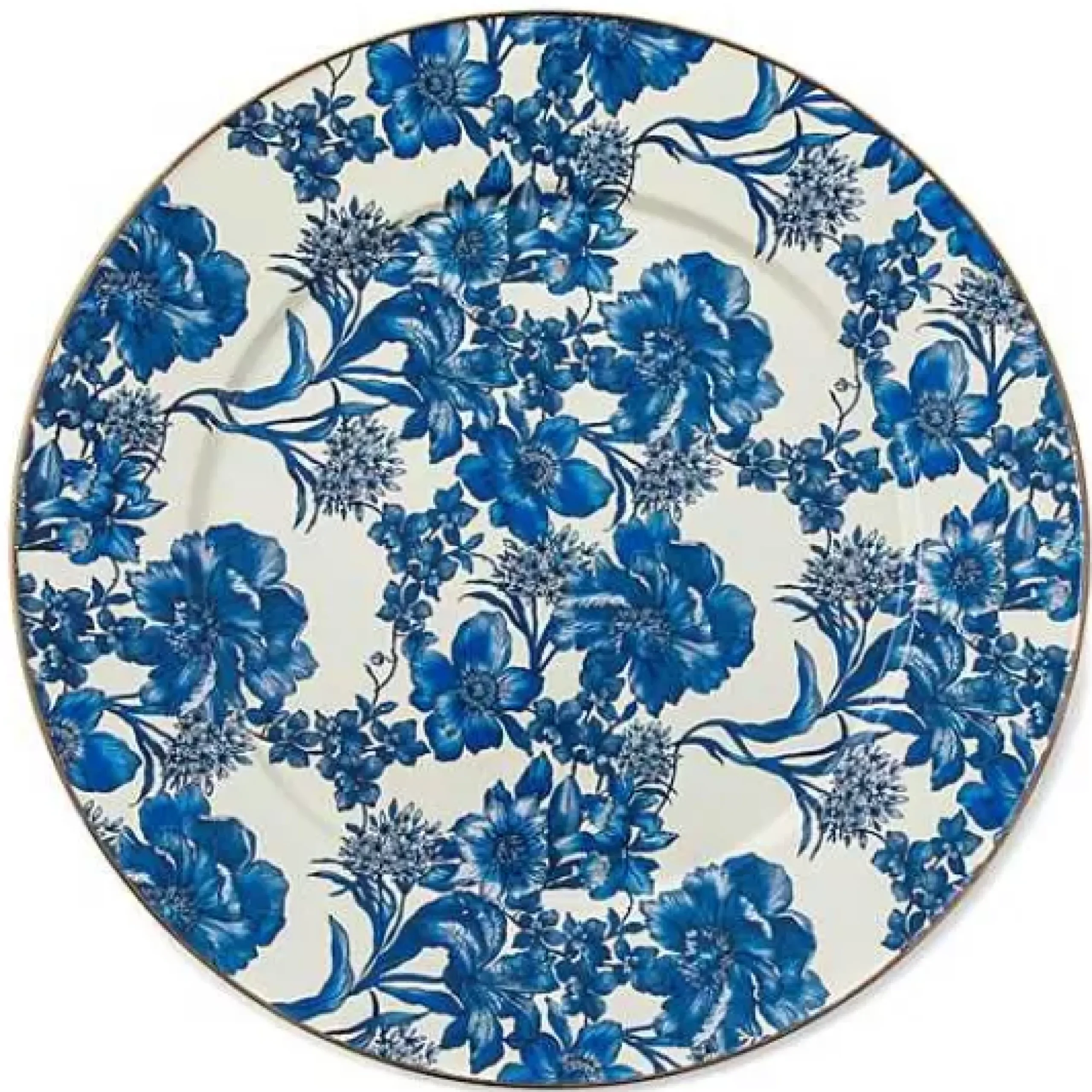 MacKenzie-Childs Royal English Garden Enamel Serving Platter< Spring|Bar Entertaining