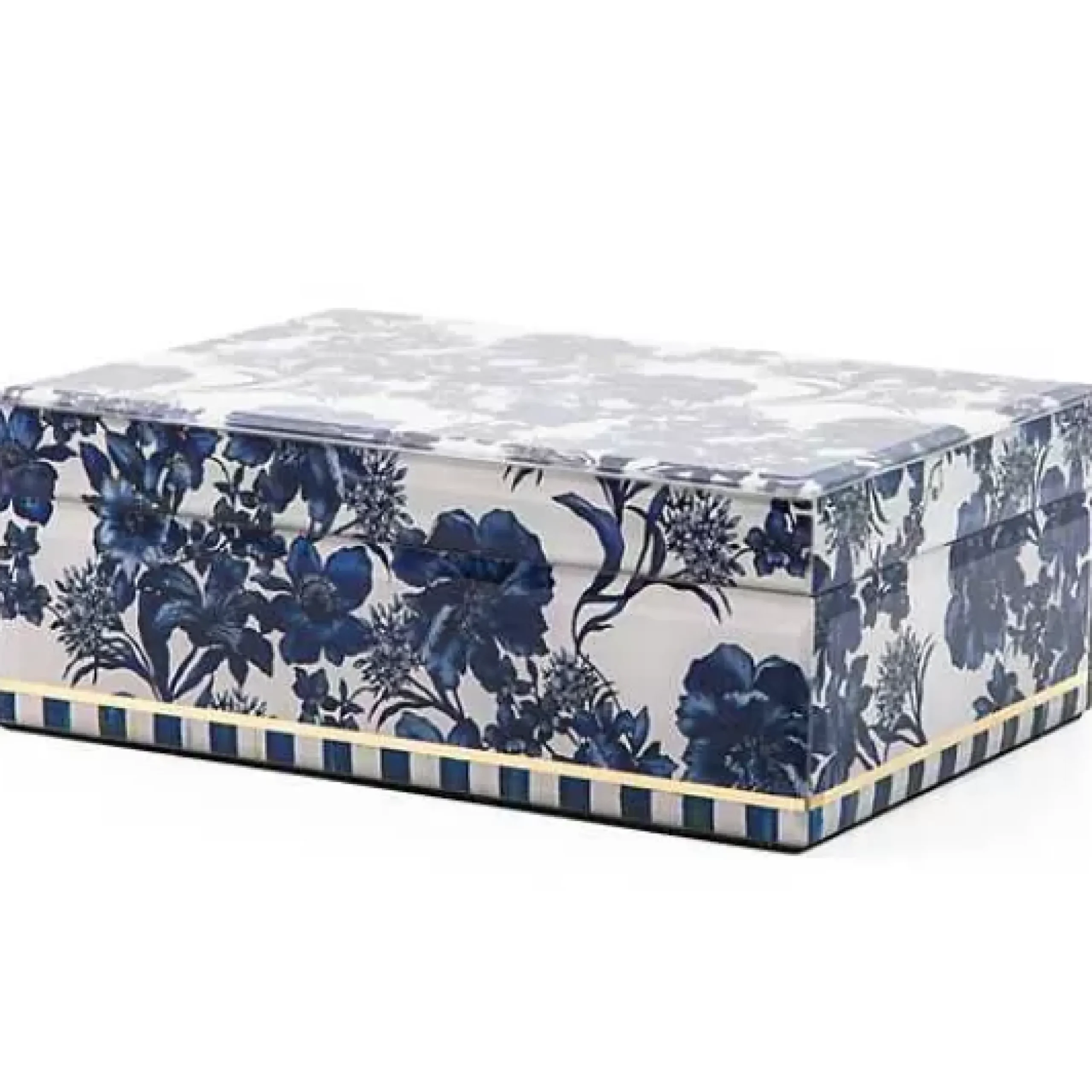 MacKenzie-Childs Royal English Garden Jewelry Box< Spring|Room Accents