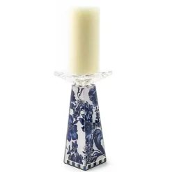 MacKenzie-Childs Royal English Garden Tall Candle Holder< Spring|Candles & Fragrances