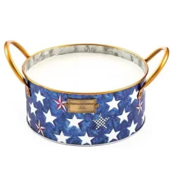 MacKenzie-Childs Royal Star Large Citronella Candle< Candles & Fragrances|Bar Entertaining