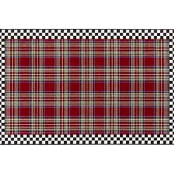 MacKenzie-Childs Royal Stewart Tartan Rug - 5'1 x 8'2< Holiday|Rugs