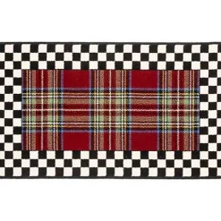 MacKenzie-Childs Royal Stewart Tartan Rug - 2'3 x 3'9< Holiday|Rugs