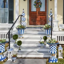 MacKenzie-Childs Royal Stripe Urn< Spring|The Fall Shop
