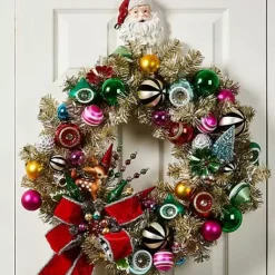 MacKenzie-Childs Santa Wreath Hanger< Holiday|Finishing Touches