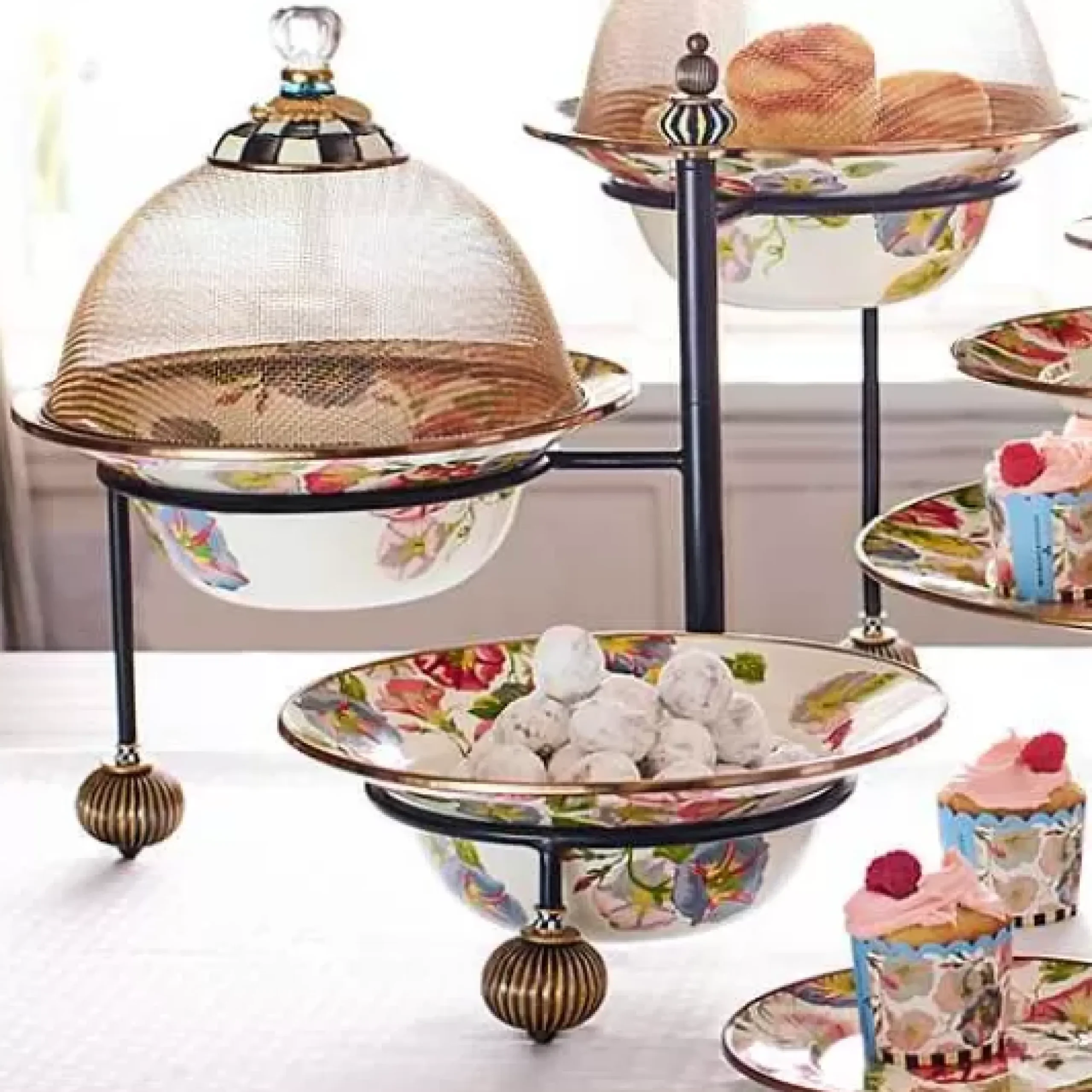MacKenzie-Childs Serving Stand - Large< Table Accessories|Serveware