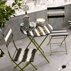 MacKenzie-Childs Spectator Galvanized Serving Trays, Set of 2< Bar Entertaining|Serveware
