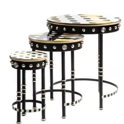 MacKenzie-Childs Spot On Nesting Tables, Set of 3< Living Room