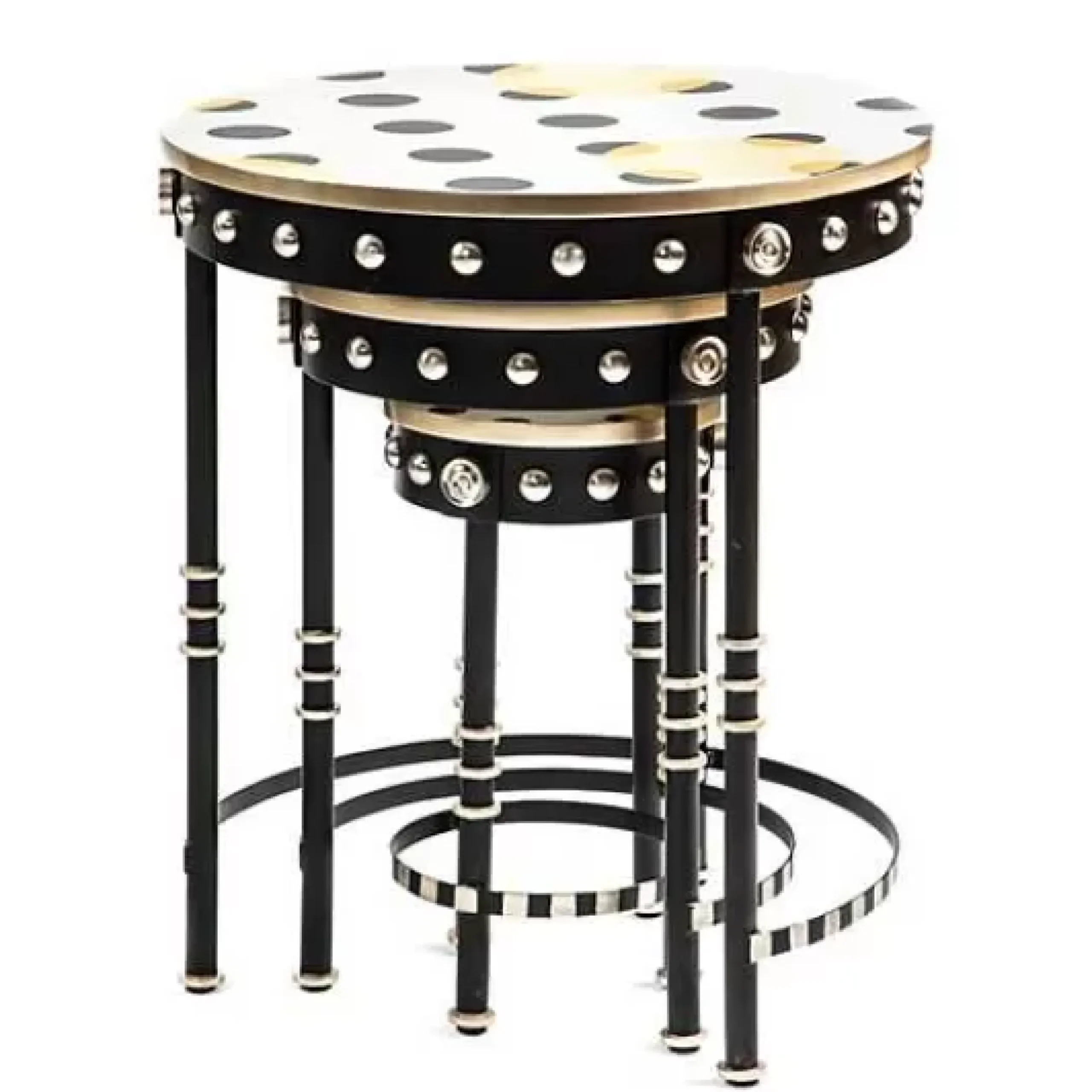MacKenzie-Childs Spot On Nesting Tables, Set of 3< Living Room