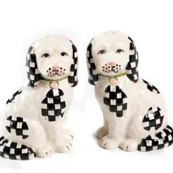 MacKenzie-Childs Staffordshire Dog Salt  Pepper Set< Spring|Table Accessories