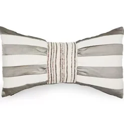 MacKenzie-Childs Sterling Bow Throw Pillow< Pillows, Throws, & Cushions