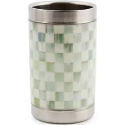 MacKenzie-Childs Sterling Check 3260 Wine Cooler< Fall Entertaining|Bar Entertaining