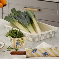 MacKenzie-Childs Sterling Check 9 x 13 Baking Pan< Fall Entertaining|Cookware & Bakeware