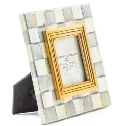 MacKenzie-Childs Sterling Check 2.5 x 3 Frame< Room Accents