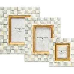 MacKenzie-Childs Sterling Check 5 x 7 Frame< Room Accents