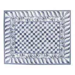 MacKenzie-Childs Sterling Check 8' x 10' Rug< Rugs