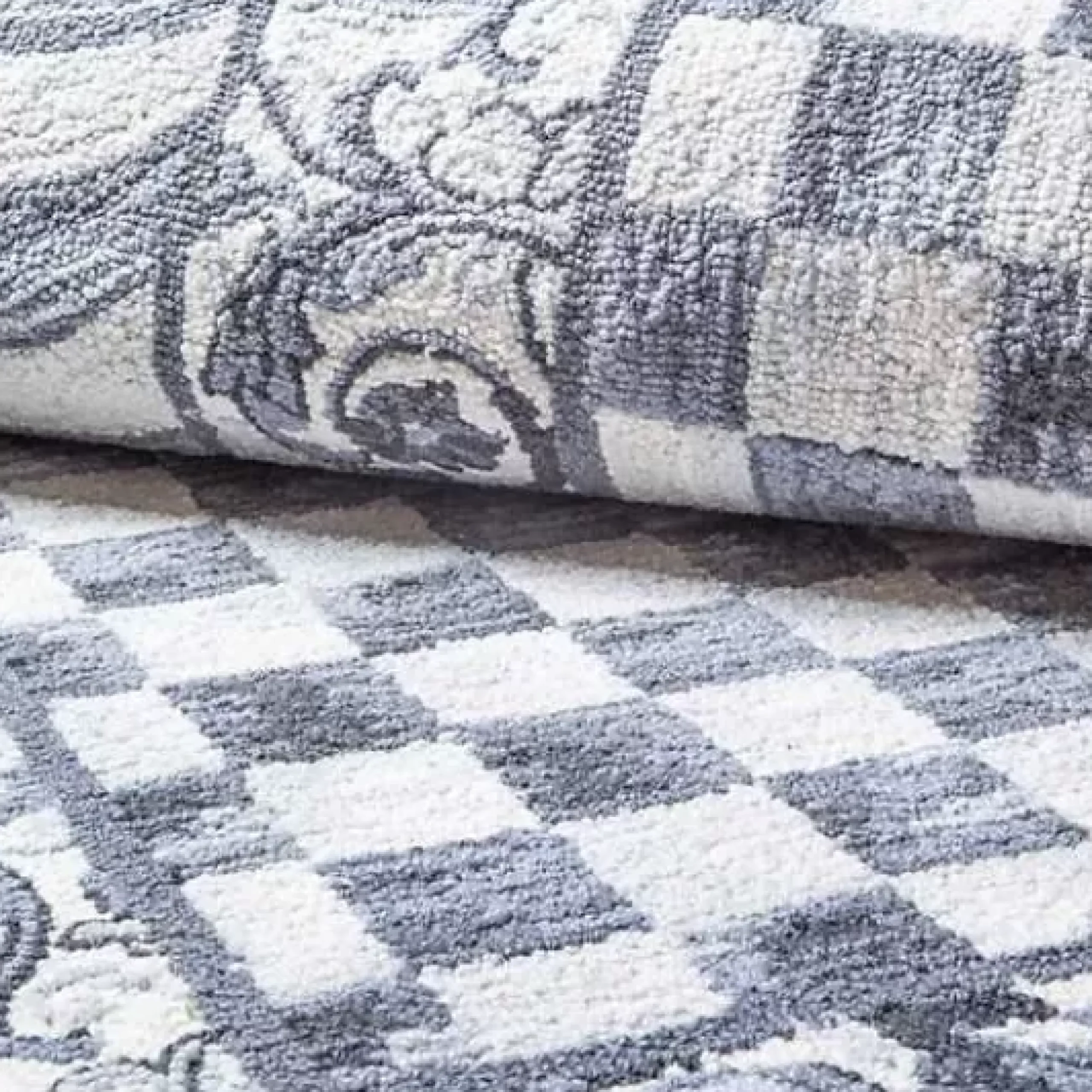 MacKenzie-Childs Sterling Check 3' x 5' Rug< Rugs