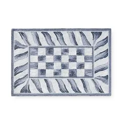 MacKenzie-Childs Sterling Check 2' x 3' Rug< Rugs