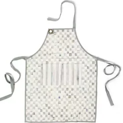 MacKenzie-Childs Sterling Check Bistro Apron< Accessories|Kitchen & Table Linens