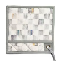 MacKenzie-Childs Sterling Check Bistro Potholder< Fall Entertaining|Kitchen & Table Linens