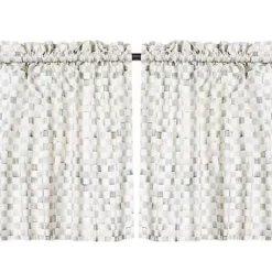 MacKenzie-Childs Sterling Check Cafe Curtains< Room Accents