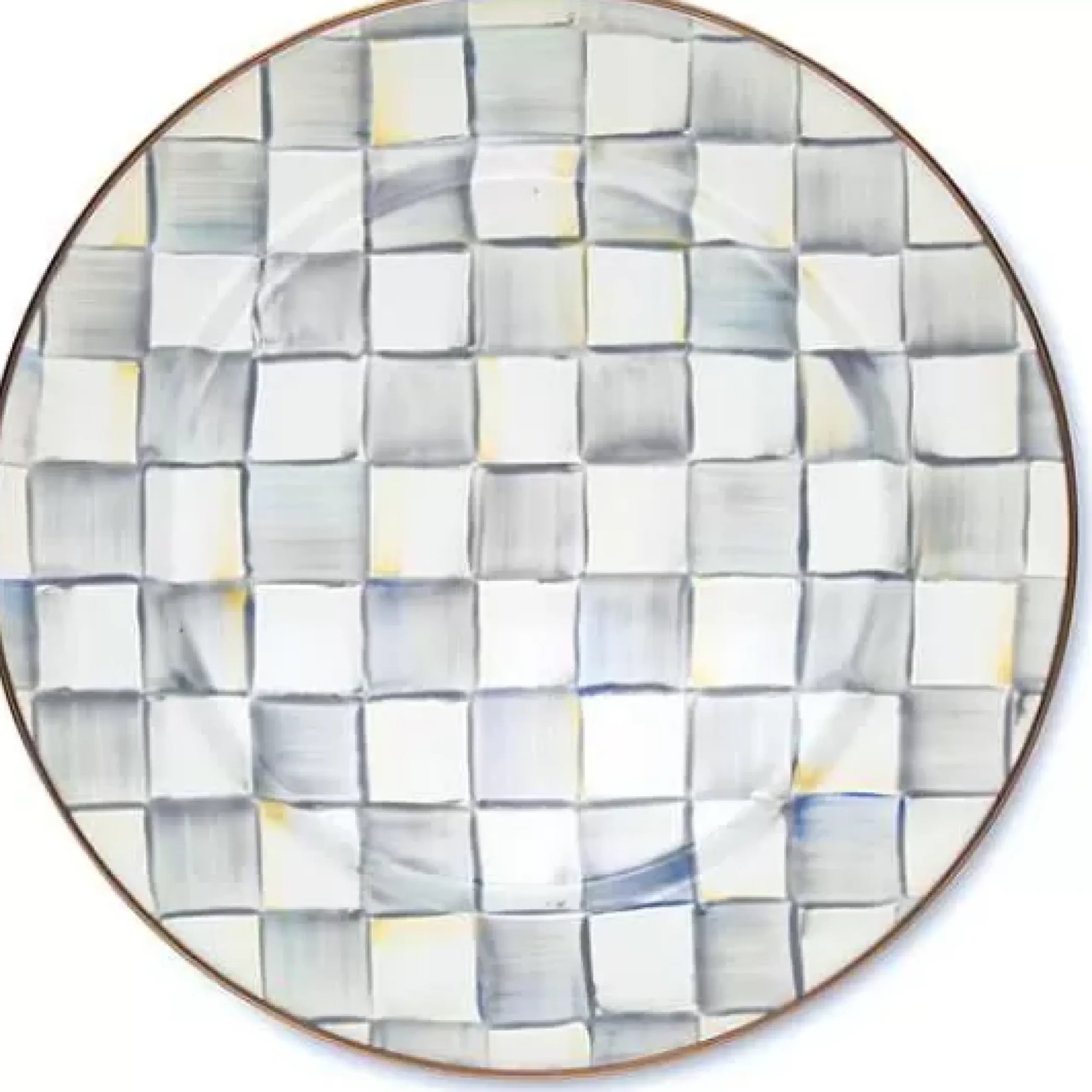 MacKenzie-Childs Sterling Check Charger/Plate< Dinnerware & Flatware