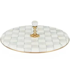 MacKenzie-Childs Sterling Check Cheese Course< Fall Entertaining|Serveware