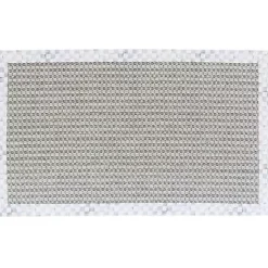 MacKenzie-Childs Sterling Check Chunky Sisal Wool Grey 3' x 5' Rug< Rugs