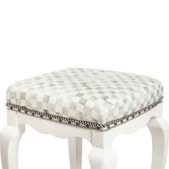 MacKenzie-Childs Sterling Check Counter Stool< Dining Room & Kitchen