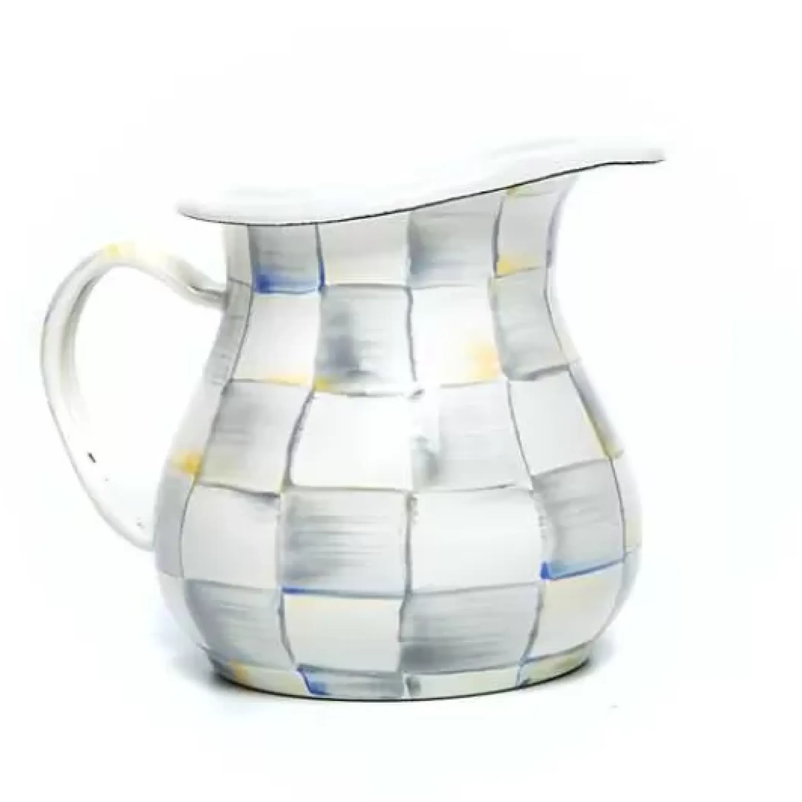 MacKenzie-Childs Sterling Check Creamer< The Coffee Shop|Serveware