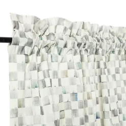 MacKenzie-Childs Sterling Check Curtain Panel< Room Accents