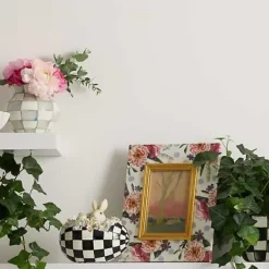 MacKenzie-Childs Sterling Check Enamel Large Vase< Spring|Greenery & Florals