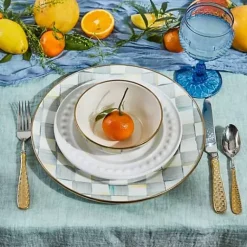 MacKenzie-Childs Sterling Check Everyday Bowl< Bar Entertaining|Dinnerware & Flatware