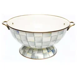 MacKenzie-Childs Sterling Check Everything Bowl< Fall Entertaining|Bar Entertaining