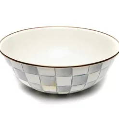 MacKenzie-Childs Sterling Check Extra Large Everyday Bowl< Serveware