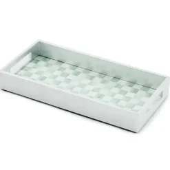 MacKenzie-Childs Sterling Check Lacquer Vanity Tray< Room Accents