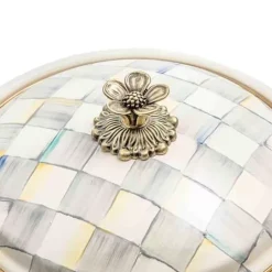 MacKenzie-Childs Sterling Check Medium Casserbole< Fall Entertaining|Cookware & Bakeware