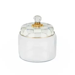 MacKenzie-Childs Sterling Check Medium Kitchen Canister< Kitchen Storage & Organization