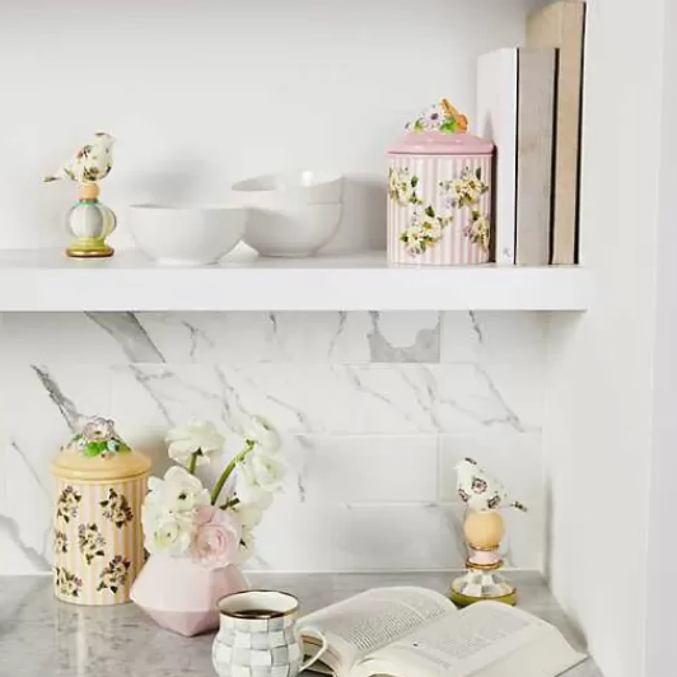 MacKenzie-Childs Sterling Check Mug< The Coffee Shop|Fall Entertaining