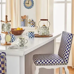 MacKenzie-Childs Sterling Check Mug< The Coffee Shop|Fall Entertaining