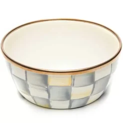 MacKenzie-Childs Sterling Check Pinch Bowl< Fall Entertaining|Bar Entertaining