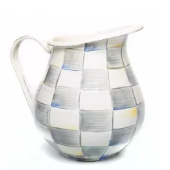 MacKenzie-Childs Sterling Check Pitcher< Fall Entertaining|Bar Entertaining