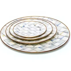 MacKenzie-Childs Sterling Check Salad/Dessert Plate< Dinnerware & Flatware