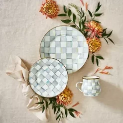 MacKenzie-Childs Sterling Check Salad/Dessert Plate< Dinnerware & Flatware
